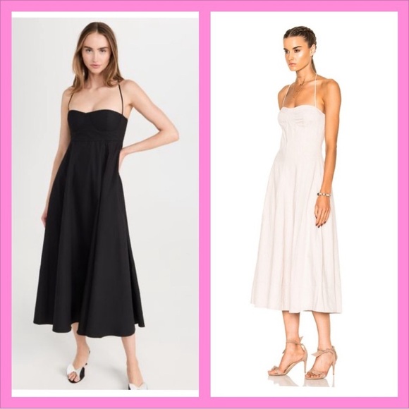 Ulla Johnson Dresses & Skirts - Ulla Johnson Paula dress black size 4 corset midi